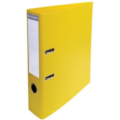 Lot de 10 classeurs à levier pvc a4 dos de 70mm Jaune - Image principale
