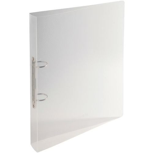 Lot de 20 classeurs 2 anneaux 30 mm PP crystal A4 maxi Cristal - Image principale