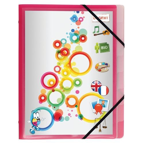 Trieur PP 3 rabats krea cover 8 compartiments - Image principale