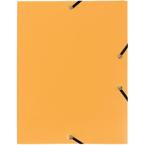 Lot de 30 chemises à élastique 3 rabats PP 4/10e opaque eco A4 Jaune - Image principale