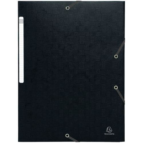 Lot de 25 chemises 3 rabats à élastiques maxi capacity Scotten ®A4 Noir - Image principale