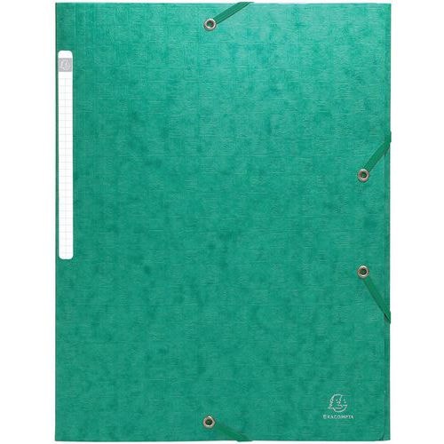 Lot de 25 chemises 3 rabats à élastiques maxi capacity Scotten ®A4 Vert - Image principale