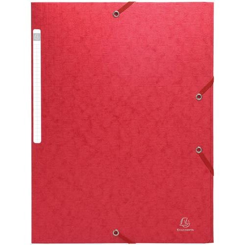 Lot de 25 chemises 3 rabats maxi capacity Scotten ®A4 Rouge - Image principale