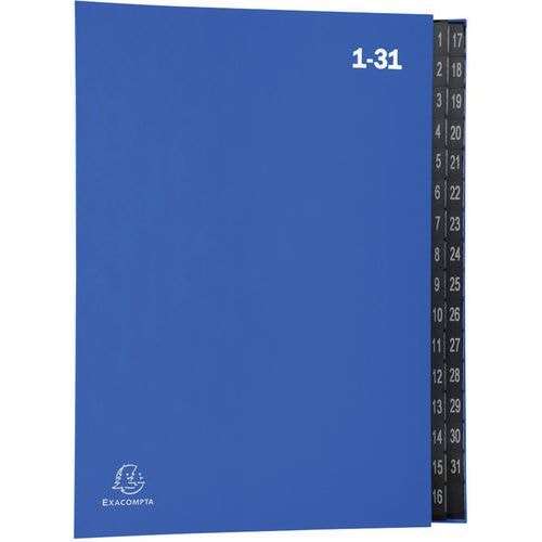 Lot de 6 trieurs rigide économique ordonator 32 cases 24x34cm Bleu - Image principale