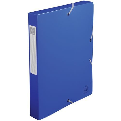 Lot de 8 boîtes exabox 40mm PP 7/10e opaque A4 Bleu clair - Image principale