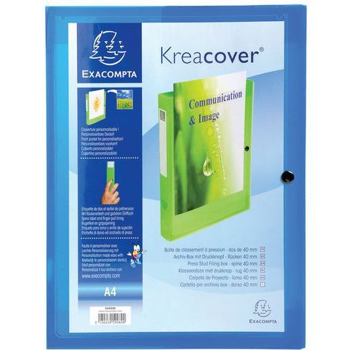 Boite de classement à pression dos 40mm PP 7/10e krea cover - Image principale
