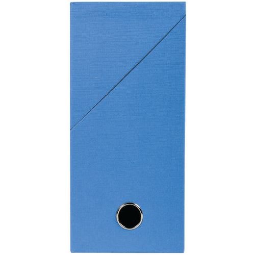 Lot de 5 boîtes transfert dos 120mm papier toeilé Bleu clair - Image principale