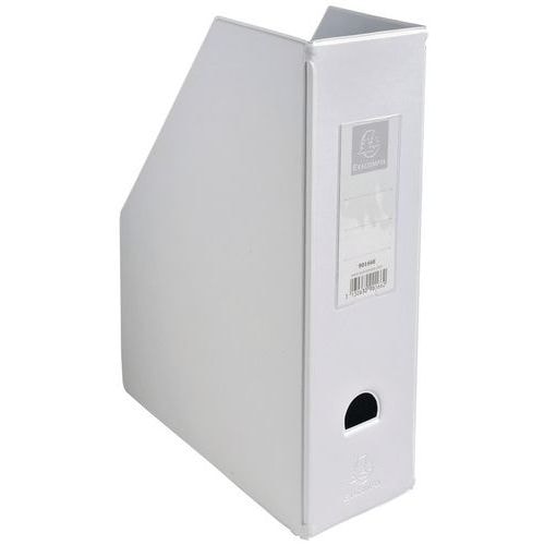 Lot de 10 Porte-revues pvc - dos 100mm - livrés à plat - 23x31cm Blanc - Image principale