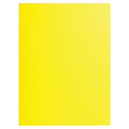 Lot de 10 paquets 25 chemises rock''s 220 double A4 ou A3 24x32cm Jaune - Image principale