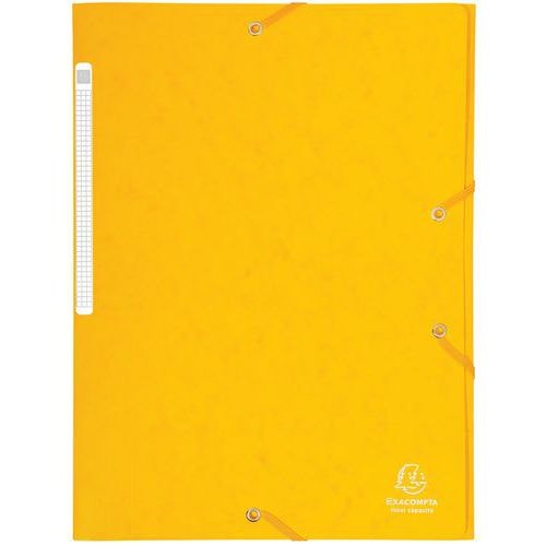 Lot de 25 chemises maxi capacity carte lustrée 425gm²  A4 Jaune - Image principale