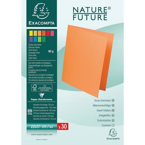 Lot de 10 paquets de 30 sous-chemises rock''s 80 - 22x31cm Bleu - Image principale