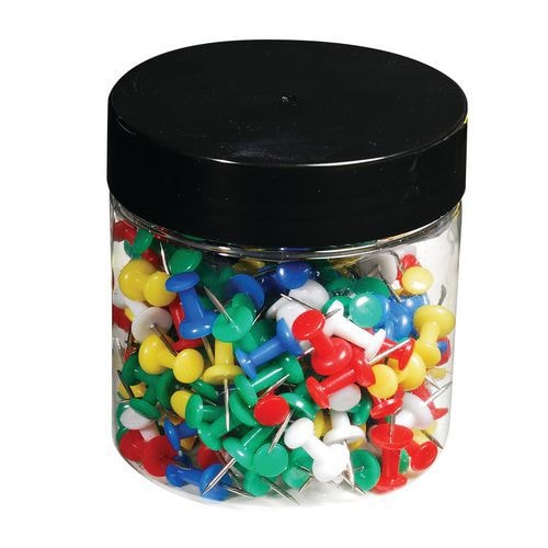 Boîte de 200 épingles push pins hauteur de pointe 7mm - Image principale