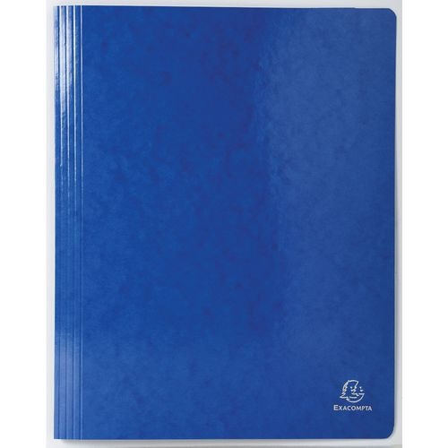Lot de 25 chemises à lamelle pelliculée 355gm² iderama A4 Bleu foncé - Image principale