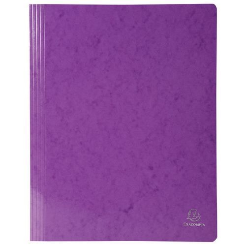 Lot de 25 chemises à lamelle pelliculée 355gm² iderama A4 Violet - Image principale