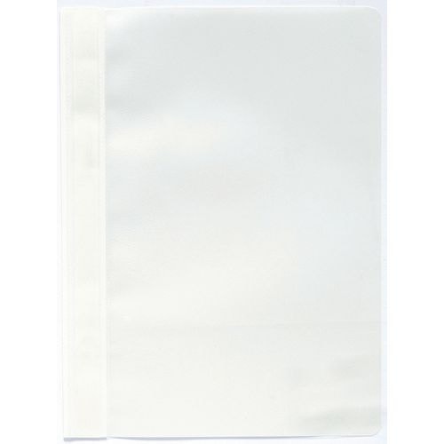 Lot de 25 chemises de présentation à lamelles PP standard A4 Blanc - Image principale