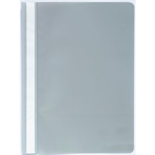 Lot de 25 chemises de présentation à lamelles PP standard A4 Gris - Image principale