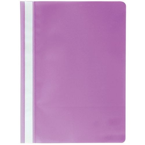 Lot de 25 chemises de présentation à lamelles PP standard A4 Violet - Image principale