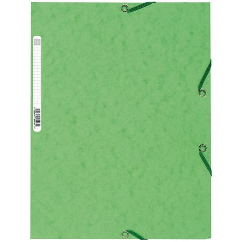 Lot de 25 chemises 3 rabats carte lustrée 400g/m2  A4 oeilleul - Image principale