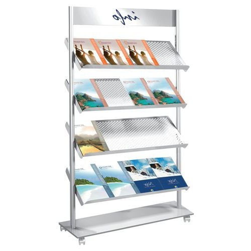 Présentoir mobile pour brochures Rico - Image principale