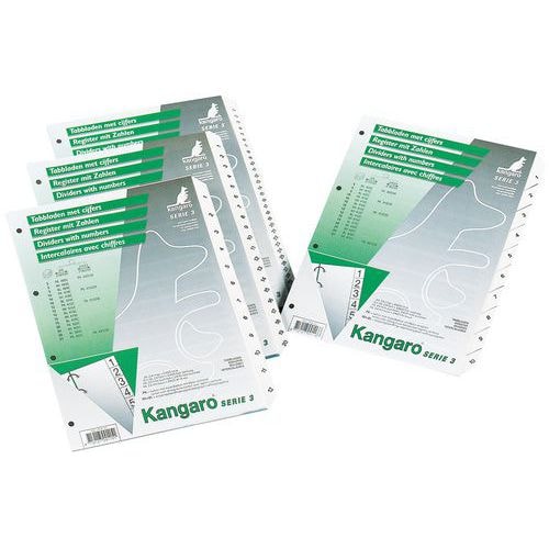 Intercalaire avec index numérique - Image principale