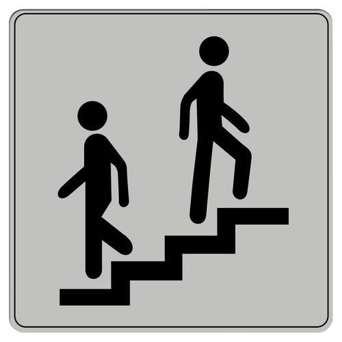 Pictogramme en polystyrène ISO 7001 - Escalier - Image principale