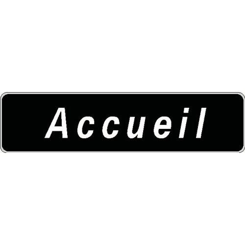 Panneau directionnel standard - Accueil - Longueur 500 mm - Image principale