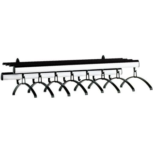 Portemanteau mural Allure - modèle 10 - Nbr patère : 15 - Noir - Image principale