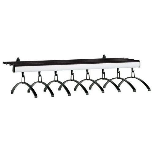 Portemanteau mural Allure - Modèle 9 - Nbr patère : 8 - Noir - Image principale