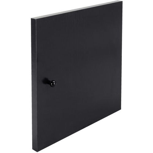 Lot de 2 portes pour meuble de rangement Maxicube - Noir - Image principale
