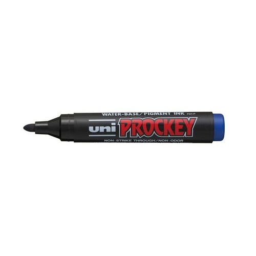 Marqueur permanent Prockey Uni-ball pointe ogive - bleu - Image principale