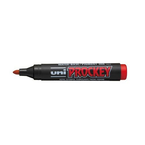 Marqueur permanent Prockey Uni-ball pointe ogive - rouge - Image principale