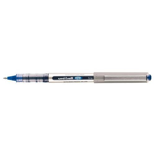 Roller encre liquide EYE Uni-ball pointe métal pointe moyenne 0.7 mm - Bleu - Image principale