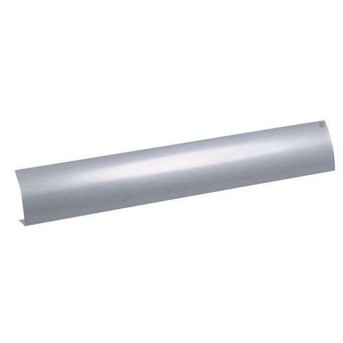 Goulotte passe-câbles fermée Twin-Larg 18.5-Long 76-Ht 10 cm Argent - Image principale