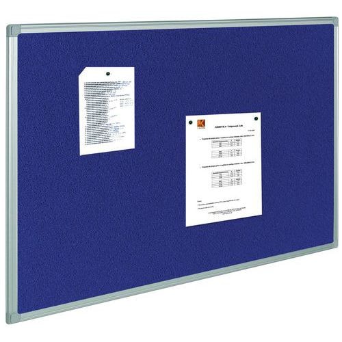 Panneau d'affichage textile - Bleu - Image principale