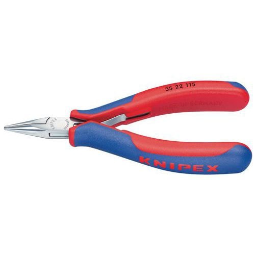 Pince à bec pour l’électronique – modèle demi-rond longueur 115 mm - Image principale