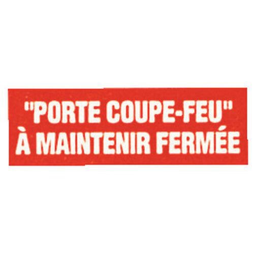 Panneau anti-incendie - "Porte coupe-feu à maintenir fermée" - Rigide - Image principale