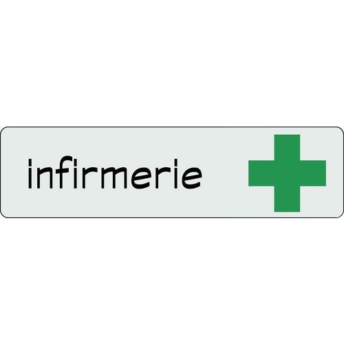 Plaque de signalisation pictogramme aluminium - Infirmerie - Image principale