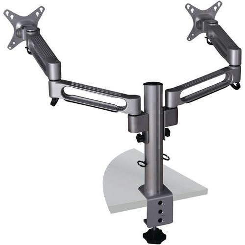 Support de bureau inclinable - Double pince - Image principale