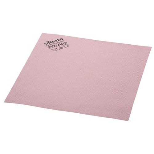 Lot de 5 Lavette Microfibre PVA micro rouge - Image principale