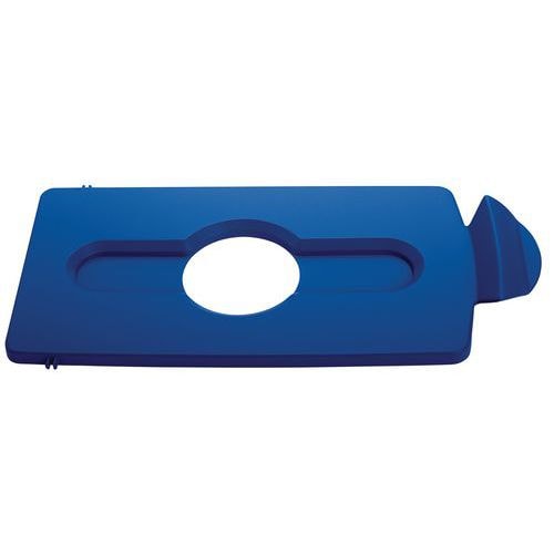 Couvercle bouteilles canettes recyclage Slim Jim bleu - Image principale