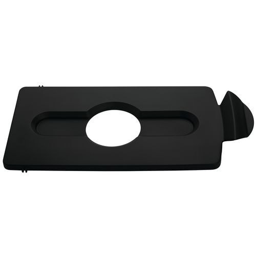 Couvercle bouteilles canettes recyclage Slim Jim noir - Image principale