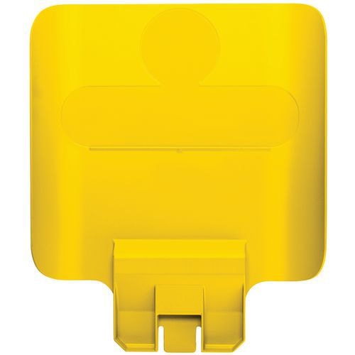 Panneau pour station de recyclage Slim Jim jaune - Image principale