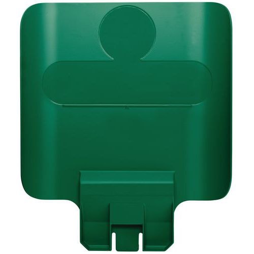 Panneau pour station de recyclage Slim Jim vert - Image principale