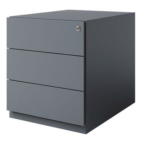 Caisson mobile en métal - 3 tiroirs - Anthracite - Image principale