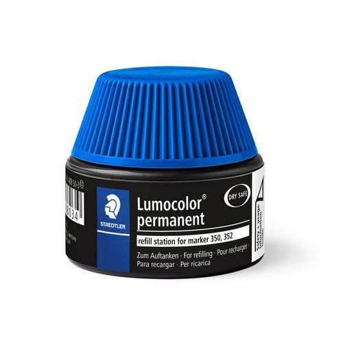 Flacon recharge markers permanents staedtler - bleu - Image principale