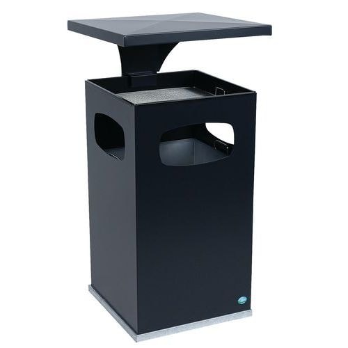 Cendrier-poubelle 72L / Anthracite - Manutan - Image principale