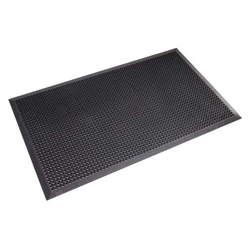 Tapis caillebotis caoutchouc à bords biseautés - Notrax - Image principale