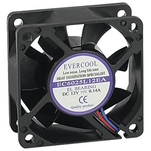 Ventilateur lubrifié à vie - 60x60x25 - Image principale