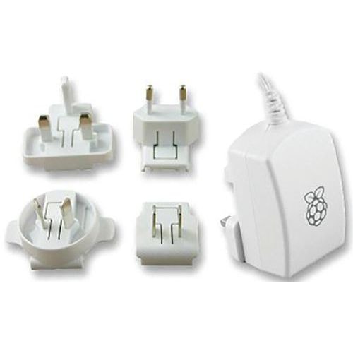 Alimentation pour Raspberry Pi 3 Model B 5.1V Blanc - Image principale