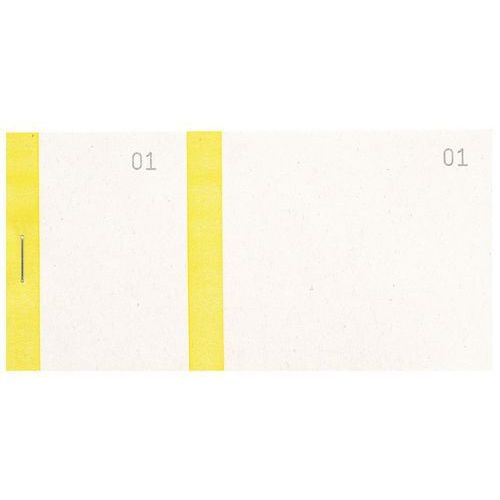 Bloc vendeur à bande couleur 100 feuillets double numérotage - Image principale